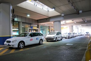 Travel Travel information includes an image of taxis at Turin airport 