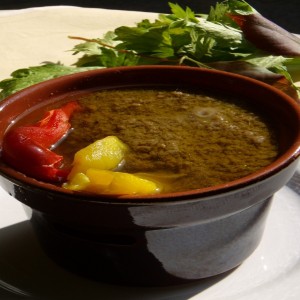 Bagna Cauda with peppers
