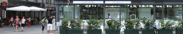 Menodiciotto Gelateria Turin exterior - one of the best places for gelato in turin