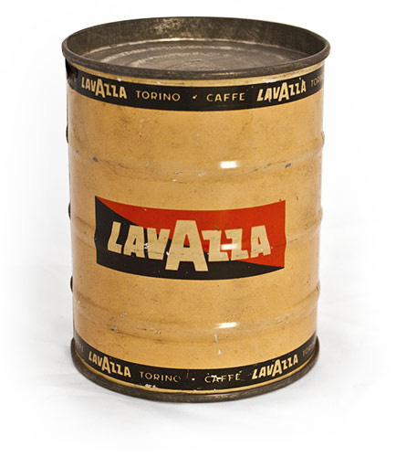 lavazza coffee vintage can from 1950
