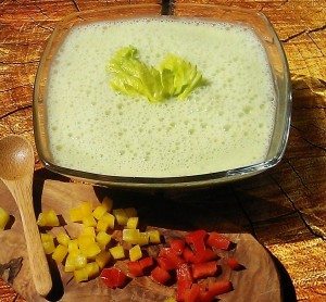 Chilled Green Pepper soup