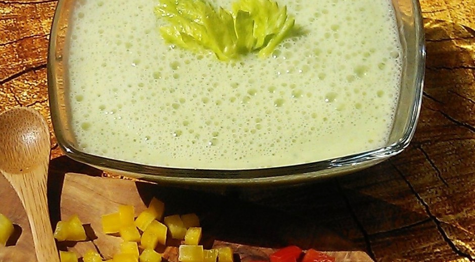 Chilled Green Pepper soup